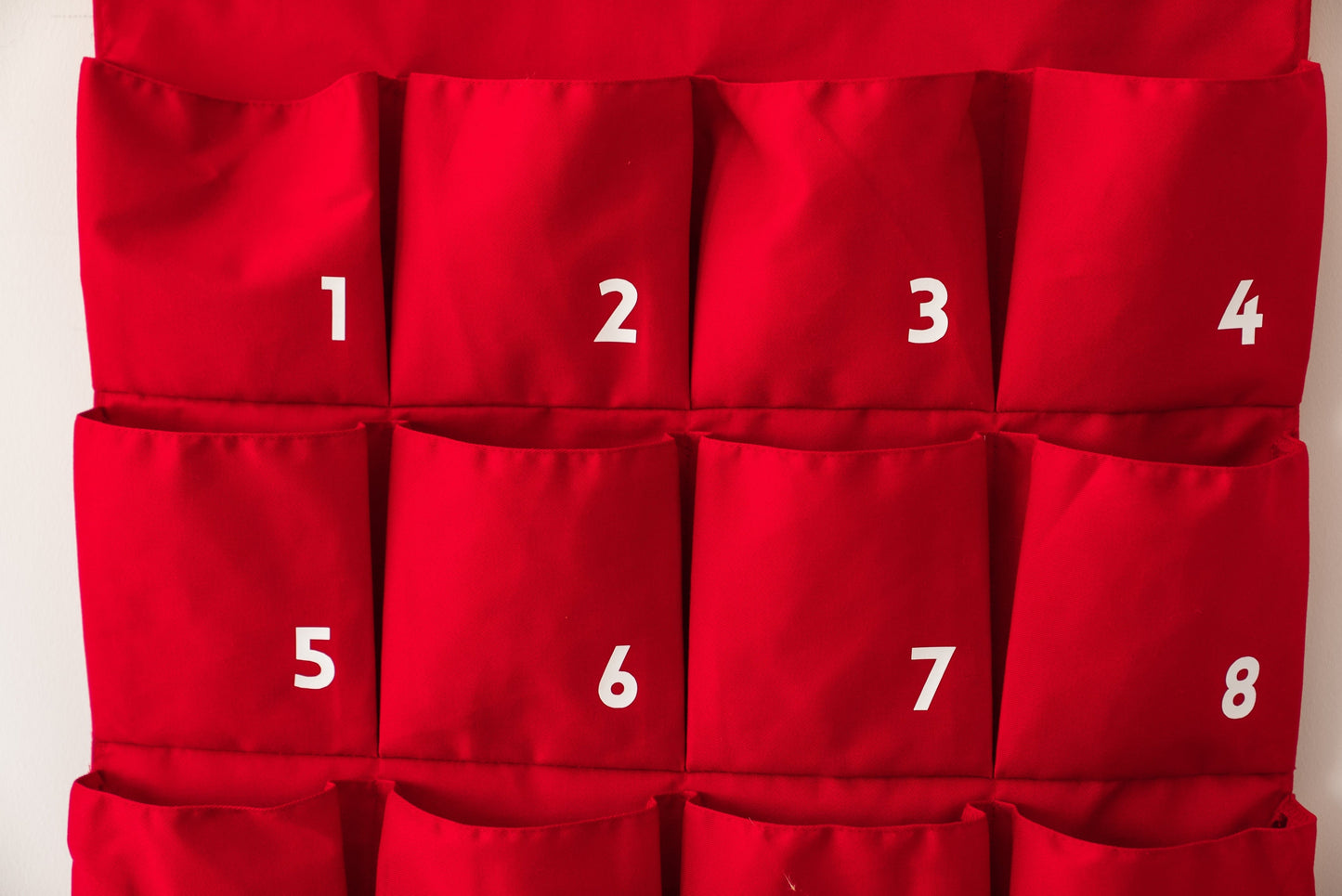 Advent calendar 30/31 days Red