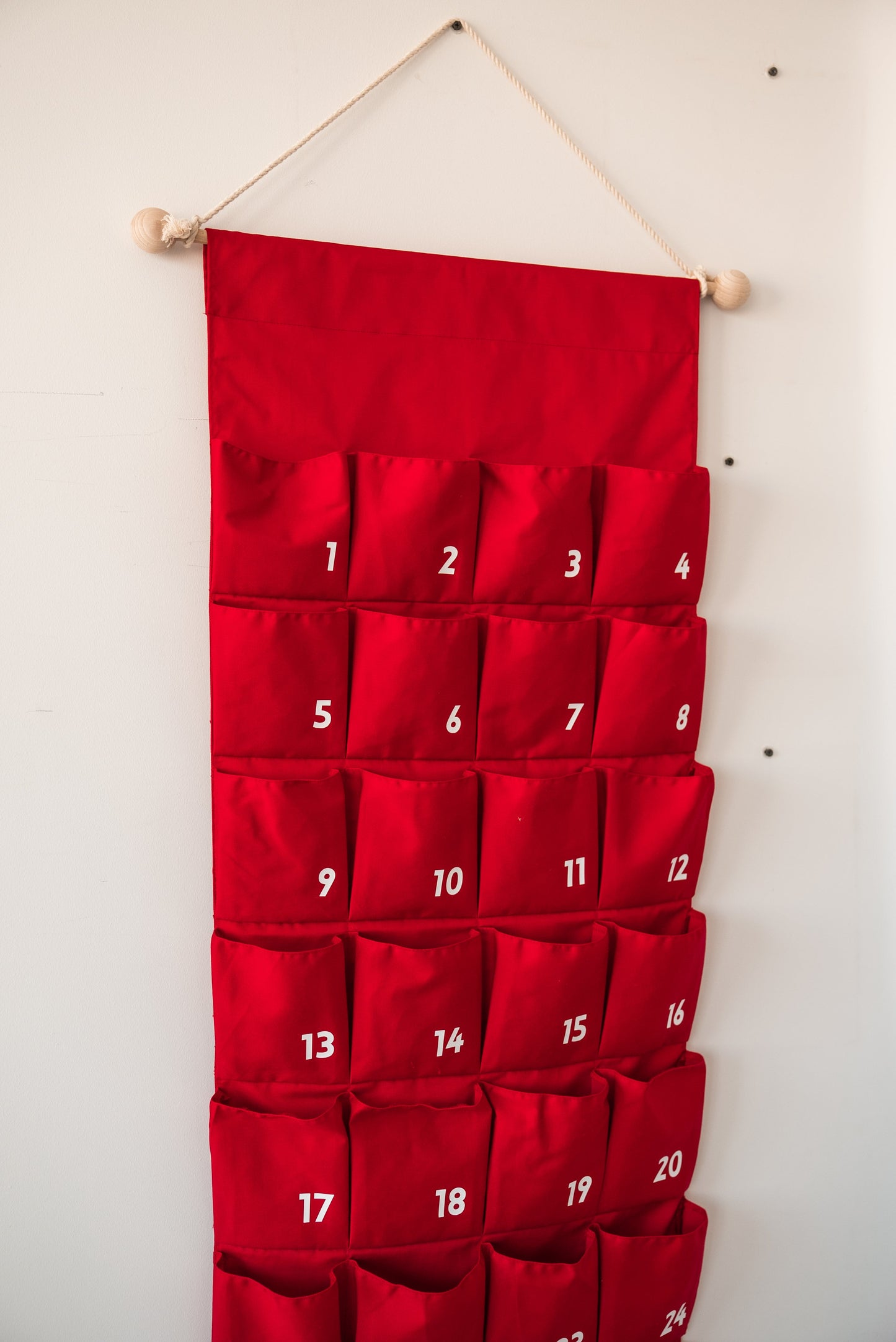 Advent calendar 30/31 days Red