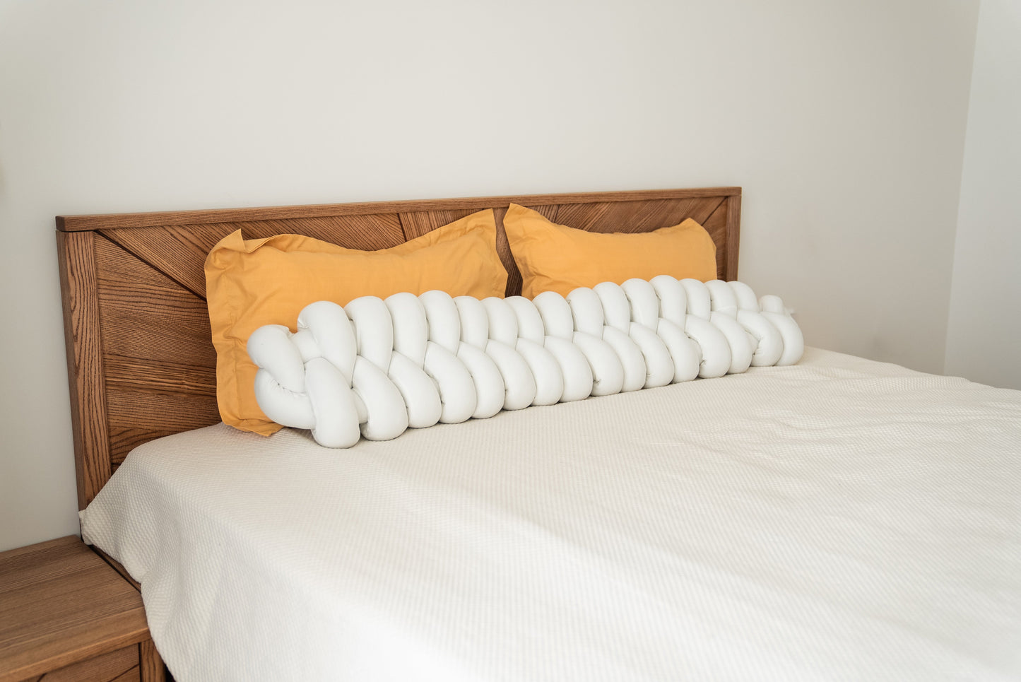 Modern headboard pillow